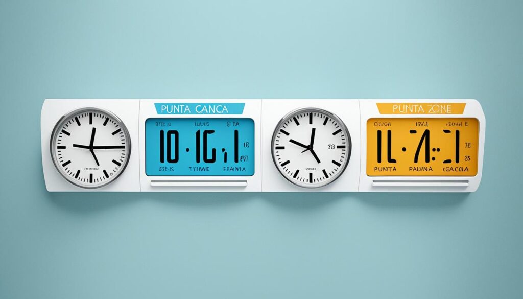 punta cana time zone to est