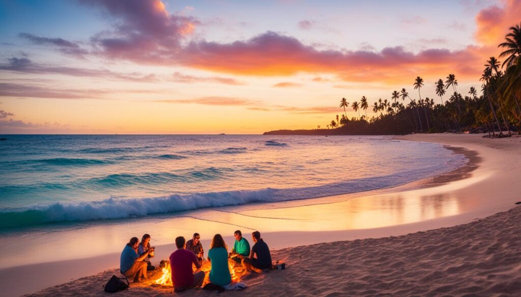 sunset views in dominican republic