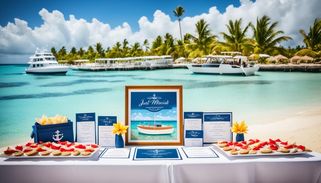 wedding boat punta cana prices
